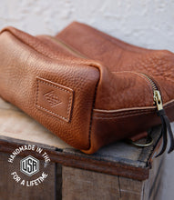 Load image into Gallery viewer, Leather Dopp Kit - USA Made
