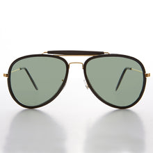 Load image into Gallery viewer, Large Wrapped Aviator with Glass Lens - Edwards
