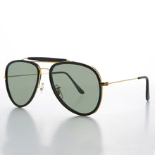 Load image into Gallery viewer, Large Wrapped Aviator with Glass Lens - Edwards
