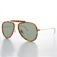 Load image into Gallery viewer, Large Wrapped Aviator with Glass Lens - Edwards
