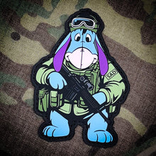 Load image into Gallery viewer, Tactical Eeyore AR15 Callsign SAD - Tactical Pooh Squad - 4&quot; PVC Patch
