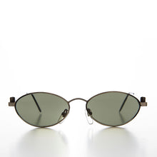 Load image into Gallery viewer, Industrial Metal Frame Oval 90s Steampunk Sunglass - Erin 2

