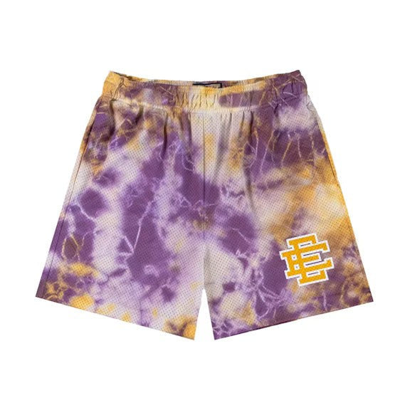 Eric Emanuel EE Basic Short Purple Tie Dye/Yellow