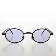 Load image into Gallery viewer, Small Oval Tinted Lens Vintage Sunglass - Far Out
