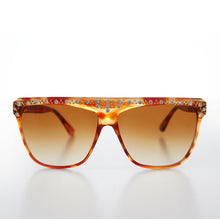 Load image into Gallery viewer, 80s Rhinestone Women&#39;s Vintage Sunglass - Fifi
