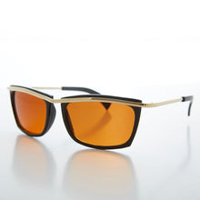 Load image into Gallery viewer, Rectangular Sunglasses with Orange Lens - Weil
