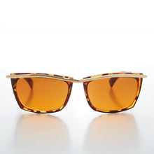 Load image into Gallery viewer, Rectangular Sunglasses with Orange Lens - Weil
