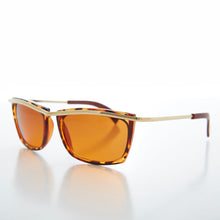 Load image into Gallery viewer, Rectangular Sunglasses with Orange Lens - Weil
