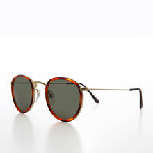 Load image into Gallery viewer, Round Gold Tortoise Rim Sunglass - Fraiser
