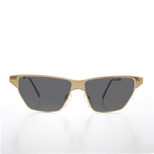 Load image into Gallery viewer, Gold Triangular Frame Vintage Sunglass - Franca
