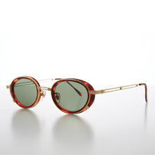 Load image into Gallery viewer, Cyber Goth Oval Vintage Sunglass - Fusion
