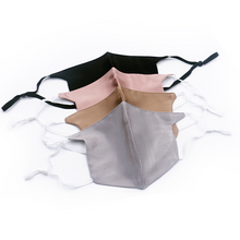 Load image into Gallery viewer, Say It with Silk Face Mask - Black

