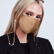 Load image into Gallery viewer, Say It with Silk Face Mask - Champagne
