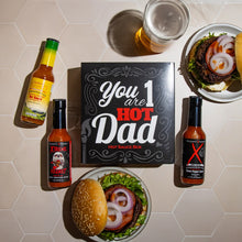 Load image into Gallery viewer, #1 HOT DAD HOT SAUCE GIFT SET (3 Bottles)
