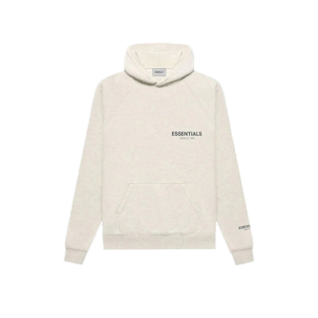 Fear of God Essentials Core Collection Pullover Hoodie Light Heather Oatmeal
