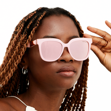 Load image into Gallery viewer, Coco - Rosegold Frame Rosegold Lens Wayfarer Sunglasses
