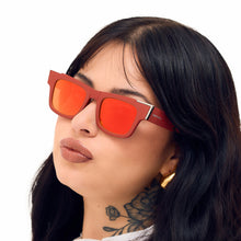 Load image into Gallery viewer, Fold It Mirrored Red
