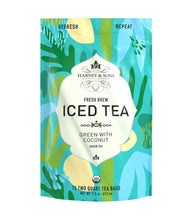 Load image into Gallery viewer, Organic Green with Coconut Fresh Brew Iced Tea
