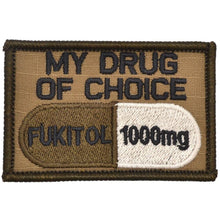 Load image into Gallery viewer, Fukitol, My Drug of Choice - 2x3 Patch
