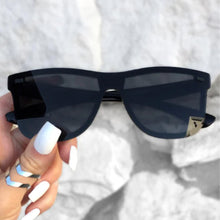 Load image into Gallery viewer, Future Wife - Black Square Wayfarer Sunglasses
