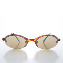 Load image into Gallery viewer, Edgy Sporty Oval Rimless Vintage 90s Sunglass - Galen
