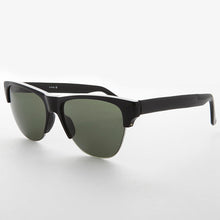 Load image into Gallery viewer, Semi-Rimless Mono Browline Vintage Sunglass - Garett

