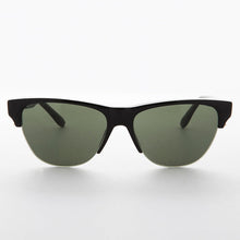 Load image into Gallery viewer, Semi-Rimless Mono Browline Vintage Sunglass - Garett
