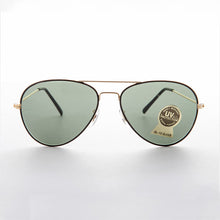 Load image into Gallery viewer, Metal Aviator Vintage Sunglass with Teardrop Glass Lens - Goose

