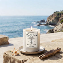Load image into Gallery viewer, Driftwood &amp; Dawn Luxury Candle | Fresh Tropical Botanical Scent
