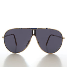 Load image into Gallery viewer, 80s Sporty Gold Aviator Sunglasses - Hayne
