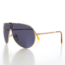 Load image into Gallery viewer, 80s Sporty Gold Aviator Sunglasses - Hayne
