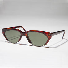 Load image into Gallery viewer, Punk Goth Semi-Rimless Half Frame Polygon Vintage Sunglass - Hazel
