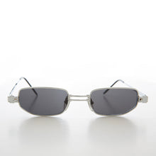 Load image into Gallery viewer, Small Rectangle Metal Punk Vintage Sunglasses - Hitch
