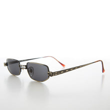 Load image into Gallery viewer, Small Rectangle Metal Punk Vintage Sunglasses - Hitch
