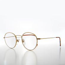 Load image into Gallery viewer, Gold Round Classic Polo Shape Reading Glasses - Hodges

