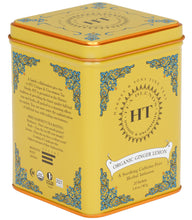 Load image into Gallery viewer, Organic Ginger Lemon, HT Tin of 20 Sachets
