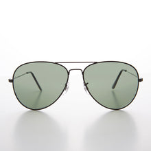 Load image into Gallery viewer, Vintage Metal Aviator Sunglass with Glass Lens - Hughes
