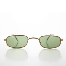 Load image into Gallery viewer, Rectangle Tinted Lens Hippy Vintage Sunglass - Hulu
