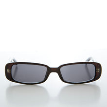 Load image into Gallery viewer, Sleek Rectangular Mod 90s Sunglasses - Hunter
