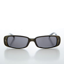 Load image into Gallery viewer, Sleek Rectangular Mod 90s Sunglasses - Hunter
