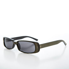 Load image into Gallery viewer, Sleek Rectangular Mod 90s Sunglasses - Hunter
