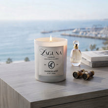 Load image into Gallery viewer, Harbor Mist Luxury Candle | Tonka Bean Oud Musk Scent

