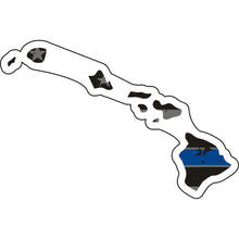 Load image into Gallery viewer, Distressed Thin Blue Line State Sticker - Choose Your State
