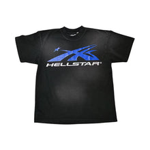 Load image into Gallery viewer, Hellstar Gel Sport Logo (Black/Blue) T-shirt Black/Blue
