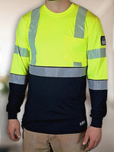 Load image into Gallery viewer, Non FR Hi-Vis Long Sleeve Shirt - Neon
