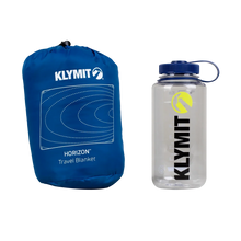 Load image into Gallery viewer, Kylmit Horizon Travel Blanket - Deep Water
