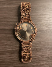 Load image into Gallery viewer, Copper Wire Wrapped Watch Design #1
