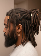 Load image into Gallery viewer, Copper Wire Wrapped Hoop Earring
