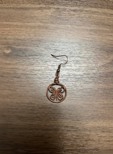 Load image into Gallery viewer, Copper Wire Wrapped Hoop Earring
