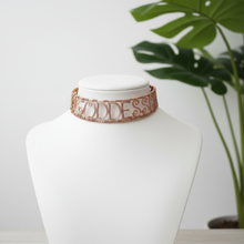 Load image into Gallery viewer, Custom copper wire wrapped Goddess Necklace
